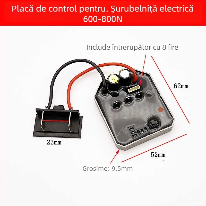 Cheie electrică fără perii, 36V, cuplu înalt, alimentată cu baterie Li‑ion, potrivită pentru oțel inoxidabil