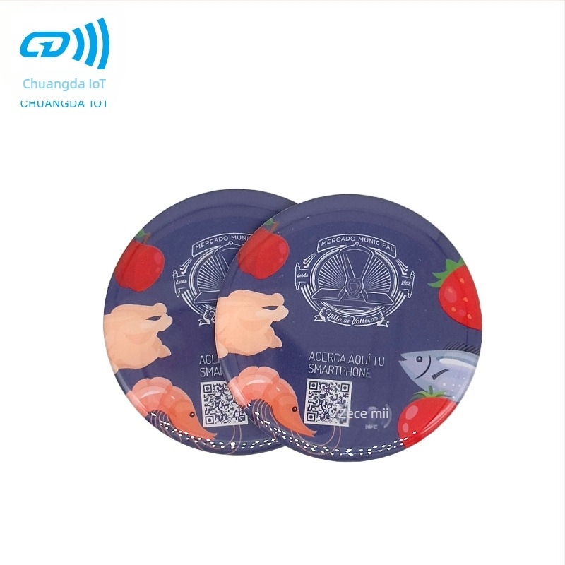 NTAG213/215/216 NFC – card inteligent pentru vizită electronică, capacitate 144/504/888×8, timp de citire/scriere 10, distanță de detecție 1–10, înveliș PVC epoxidic