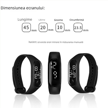 Brățară IC inteligentă cu RFID — citire/scriere card, NFC cu senzor de amprentă, cip M1, distanță de detecție 1–5 cm, memorie 1024, HF RFID, alimentare pasivă