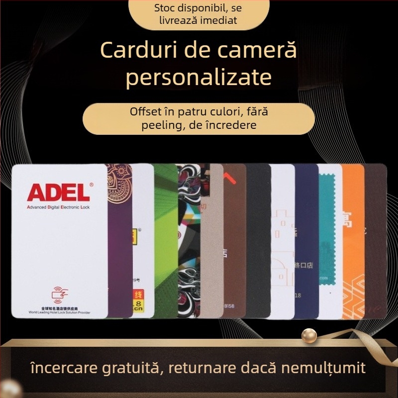 Card de acces inteligent pentru camera de hotel (senzor A90/A93), PVC, cu imprimare personalizată