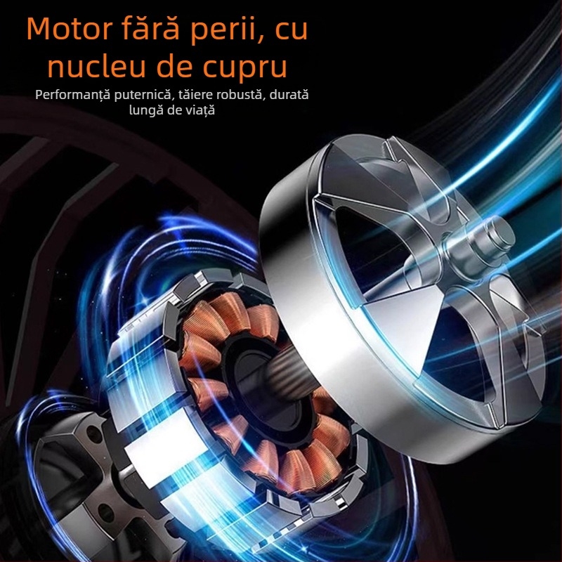 Foarfecă electrică de tuns, reîncărcabilă și puternică pentru grădină și pomi fructiferi, cu baterie litiu