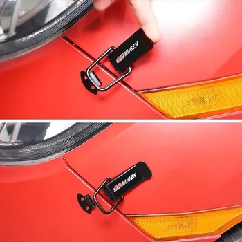 Set cârlige pentru prinderea barei de protecție a mașinii - compatibil universal, încuietoare pentru bara față, cârlig pentru portbagaj
