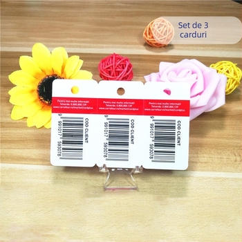 Card de Membri PVC Triplu pentru Sistem All-in-One de Carduri (Membru, Gestionarea Consumului, Acces Securizat)