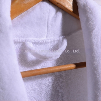 Halat de baie din bumbac cu logo - 1100 g, țesătură Cut-Pile, fir simplu