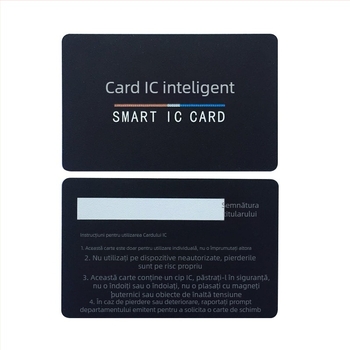Card IC inteligent pentru prezență și control de acces – PVC, model F08, imprimare personalizabilă a designului, aplicații: catering și magazine specializate