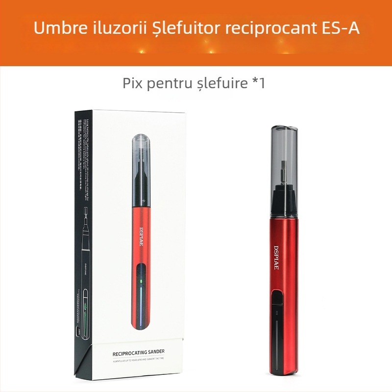 ES-A Creion electric de șlefuit cu mișcare reciprocă pentru modelele Gundam, polizare, 36V, potrivit pentru oțel inoxidabil