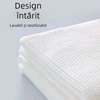 Prosop de baie pentru animale de companie, de unică folosință, din bumbac, fibre vegetale, absorbție apă 0–5 s, țesătură cu țesut simplu.