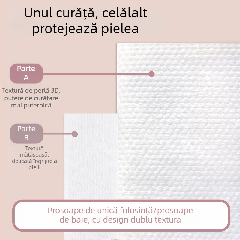Prosop de baie de unică folosință din microfibră pentru saloane și hoteluri, Ten joyful, ambalaj individual, utilizare în hotel, absorbție rapidă 0–5 s, bază din material nețesut, personalizabil