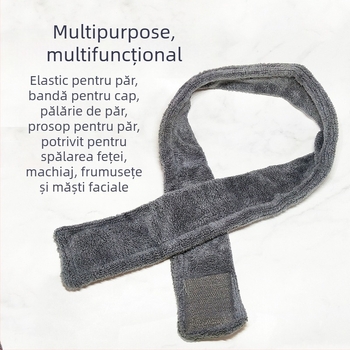Înfășurare din fibre pentru păr cu Velcro, absorbantă, pentru înfășurarea părului în timpul permului și vopsirii, instrument salon
