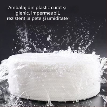 Prosoape de față de unică folosință, rulon mare, 600 g, textură perlă, din fibre vegetale, personalizare disponibilă, pachet familial, pentru saloane de înfrumusețare și frizerii
