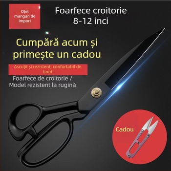 Foarfecă croitorie robustă pentru tăierea țesăturilor, cusut și îmbrăcăminte