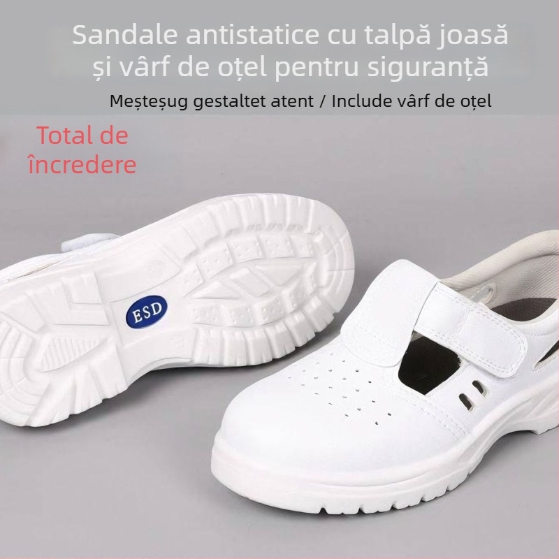 Încălțăminte de protecție din PU, până la gleznă, anti-static, izolație, antișoc și anti-perforație