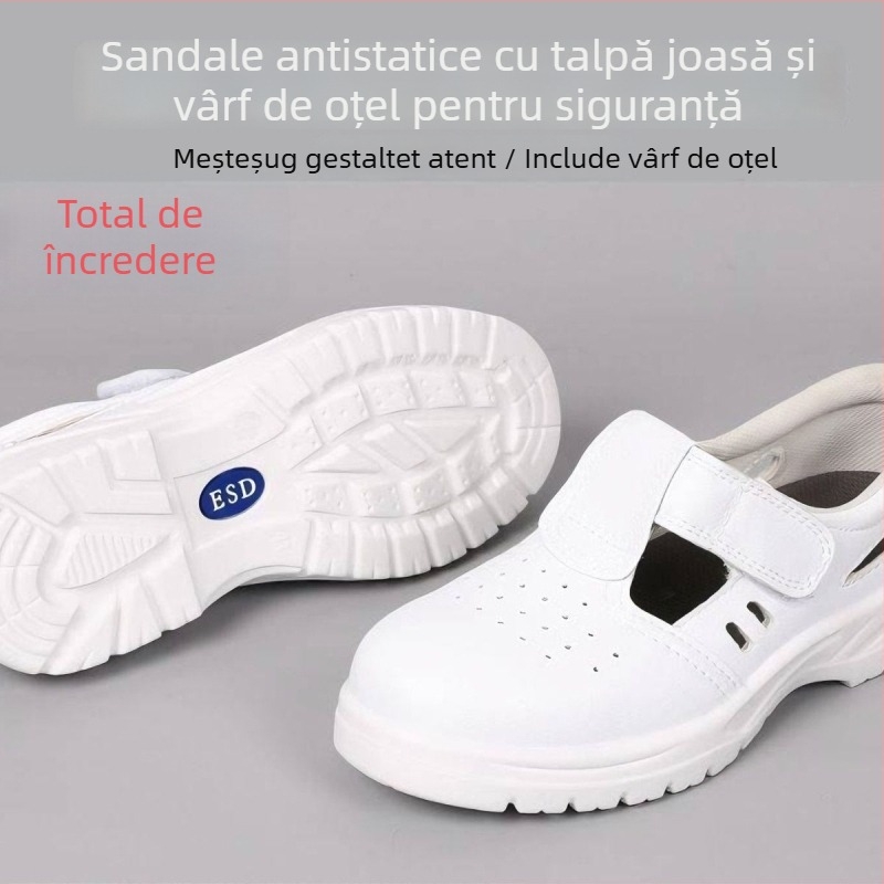 Încălțăminte de protecție din PU, până la gleznă, anti-static, izolație, antișoc și anti-perforație