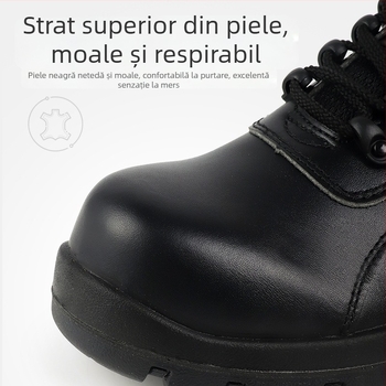 Shield King pantofi de protecție izolați din piele de vită, cu partea superioară cu design redus