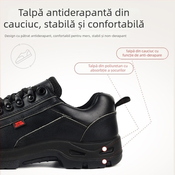 Shield King pantofi de protecție izolați din piele de vită, cu partea superioară cu design redus