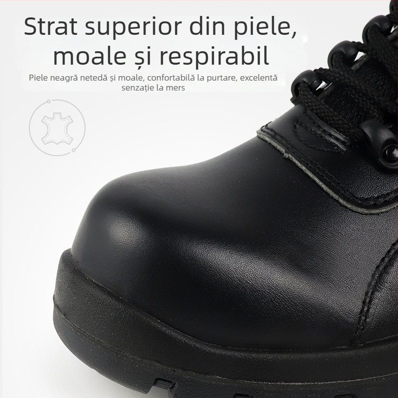 Shield King pantofi de protecție izolați din piele de vită, cu partea superioară cu design redus