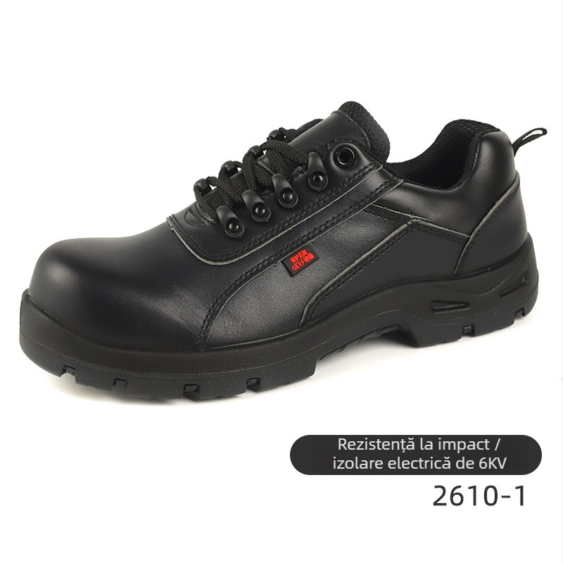 Shield King pantofi de protecție izolați din piele de vită, cu partea superioară cu design redus