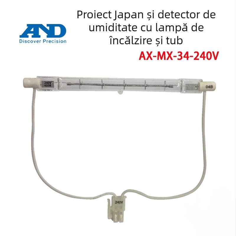 Lampă halogenă pentru tester de umiditate AX-MX-34, 120-240V, 400W