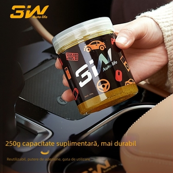Gel de curățare flexibil 3W pentru interiorul mașinii și tastatură, gel moale