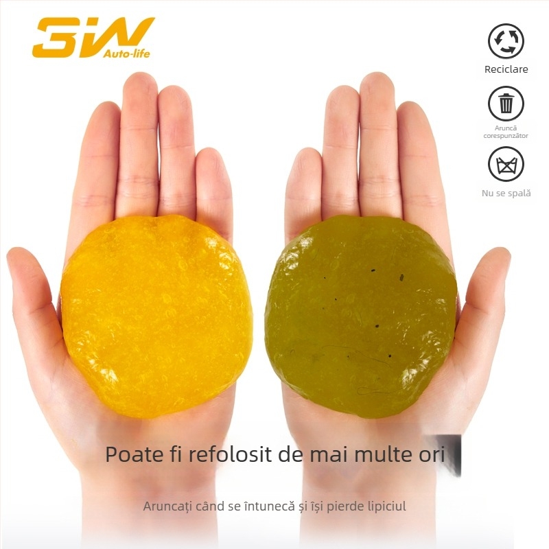 Gel de curățare flexibil 3W pentru interiorul mașinii și tastatură, gel moale