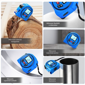 Zhenbing G1 Distanțier cu infraroșu – rază de 60 m, precizie 0,001 m, pentru construcții/design/ măsurători, cu aplicație pentru desenare și cartografiere