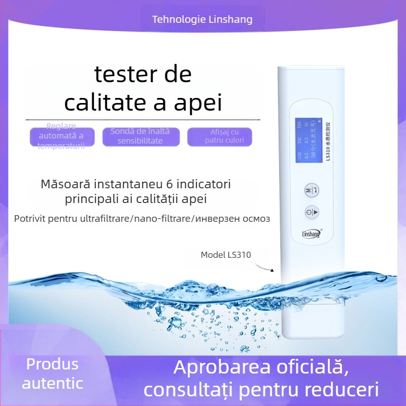 Linshang LS310 analizor multi-parametric pentru calitatea apei cu oxigen dizolvat, interval 0-100, rezoluție 0.01, alimentare 1.5Vx2