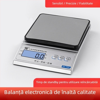 Balanță de analiză de laborator 0,01 g precizie, capacitate 0-3 kg, alimentare AC/DC, model OCS
