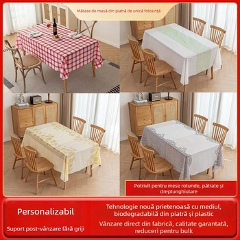 Față de masă de unică folosință din țesătură piatră; marcă Other; importat: Da; cantitate sub 50