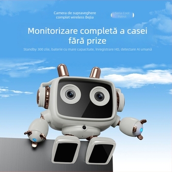 Camera WiFi de supraveghere cu AI (1080p, obiectiv 3.6mm, vizibilitate în noapte, microfon încorporat, alertă anti-furt)