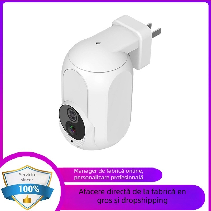 Cameră de securitate inteligentă K7 — fără fir, vizionare infraroșu noapte, urmărire AI a oamenilor, 1080p, audio bidirecțional, utilizare în interior