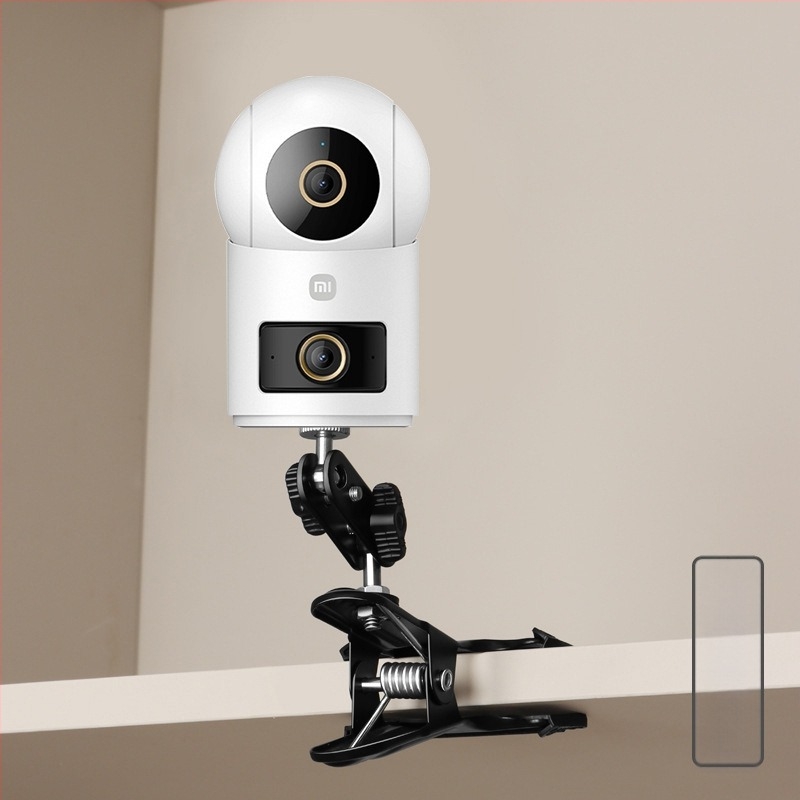 Suport de perete pentru cameră de supraveghere, rotire 360° pentru placă de bază duală; material: hardware; prelucrare suprafață: injecție; origine: Jieyang, Guangdong