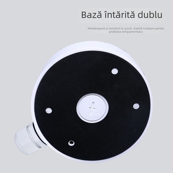 Suport pentru cameră montat pe perete din aliaj de aluminiu, cu cutie de cabluri ascunsă, rotație de 360°, model 1280-DM21