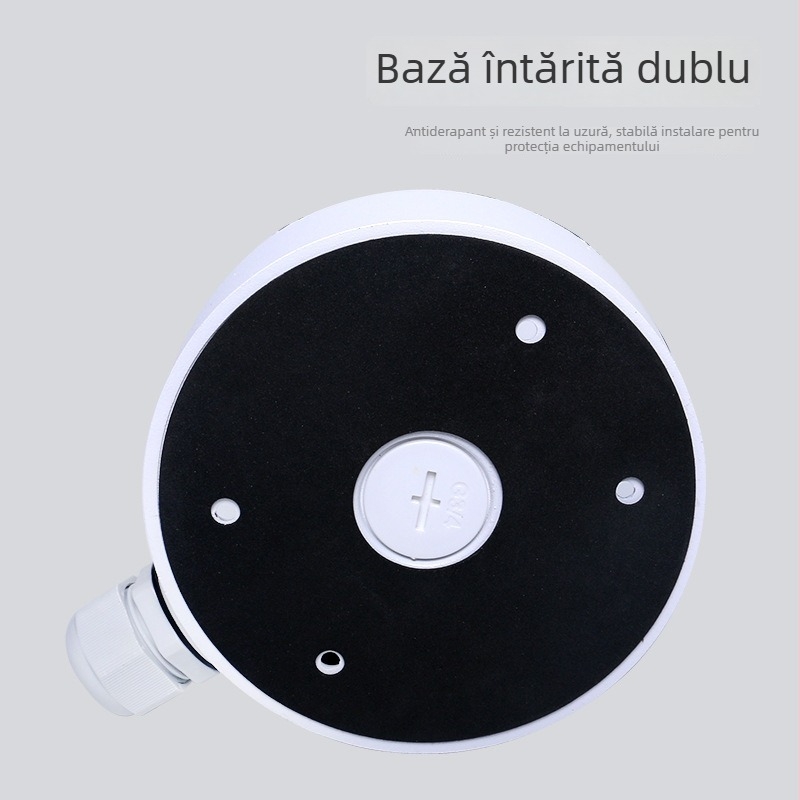 Suport pentru cameră montat pe perete din aliaj de aluminiu, cu cutie de cabluri ascunsă, rotație de 360°, model 1280-DM21