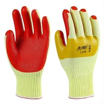 Mănuși de protecție pentru muncă Star Universe L298 din latex, impermeabile, anti-alunecare, rezistente la uzură, respirabile