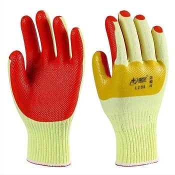 Mănuși de protecție pentru muncă Star Universe L298 din latex, impermeabile, anti-alunecare, rezistente la uzură, respirabile