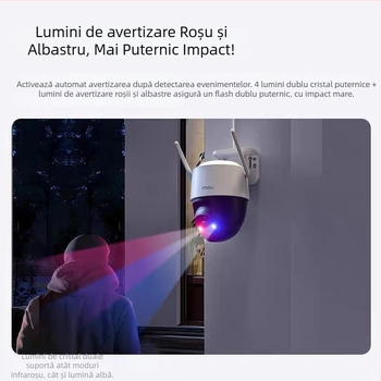 Dahua le orange K7F cameră de supraveghere pentru exterior, 12V, de la -20°C până la 55°C, Compensare a iluminării de fundal, Funcție de alarmă