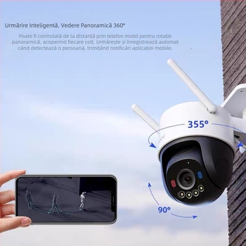 Dahua le orange K7F cameră de supraveghere pentru exterior, 12V, de la -20°C până la 55°C, Compensare a iluminării de fundal, Funcție de alarmă