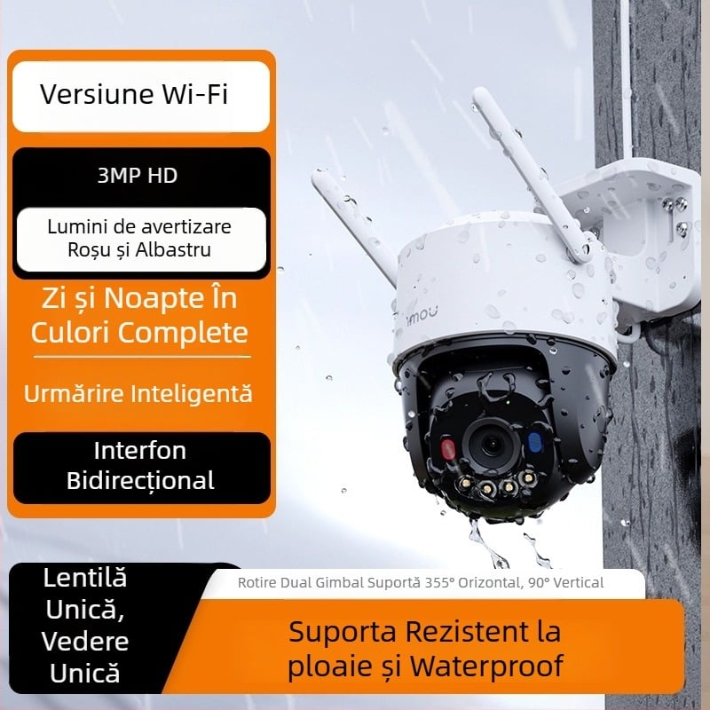Dahua le orange K7F cameră de supraveghere pentru exterior, 12V, de la -20°C până la 55°C, Compensare a iluminării de fundal, Funcție de alarmă