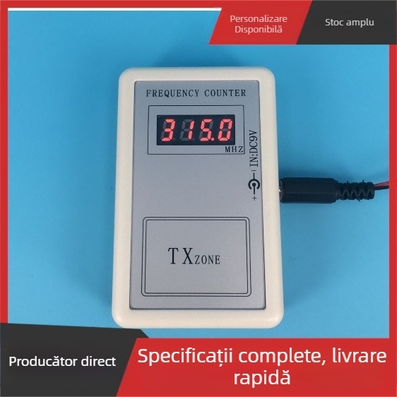 Tester portabil de frecvențe pentru telecomandă AP-PLJ, intrare 7,5–12 V, testare telecomandă wireless