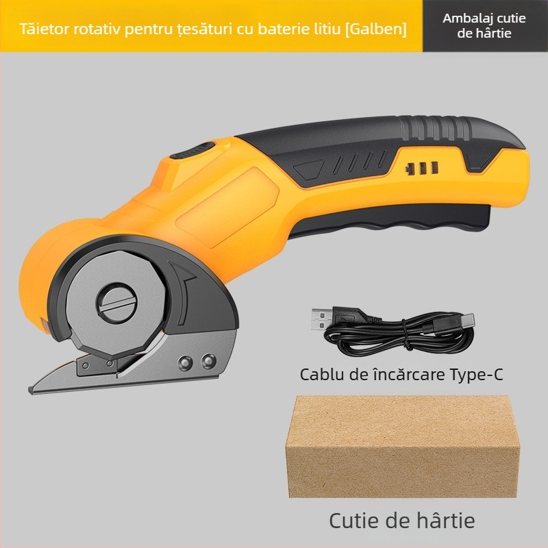 Foarfece electrice pentru țesături, compacte, pentru croitori și confecții