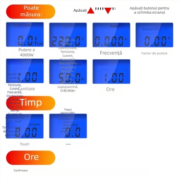 ZJLB Detector de Putere pentru Priză – Senzor de Energie cu Precizie înaltă pentru Consum și Curent