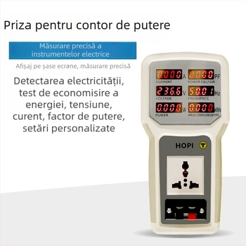 Macro HP9800 priză multifuncțională cu măsurare a energiei pentru uz casnic