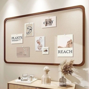 Panou de afișaj pentru perete – Fundal modern minimalist cu ramă foto, pentru grădiniță – Specificații variate