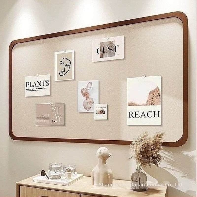 Panou de afișaj pentru perete – Fundal modern minimalist cu ramă foto, pentru grădiniță – Specificații variate