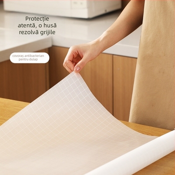 FaSoLa liner pentru dulap din PEVA cu strat impermeabil PVC, rezistent la ulei, praf și mucegai, potrivit pentru dulapuri, sertare de bucătărie și dulapuri pentru încălțăminte