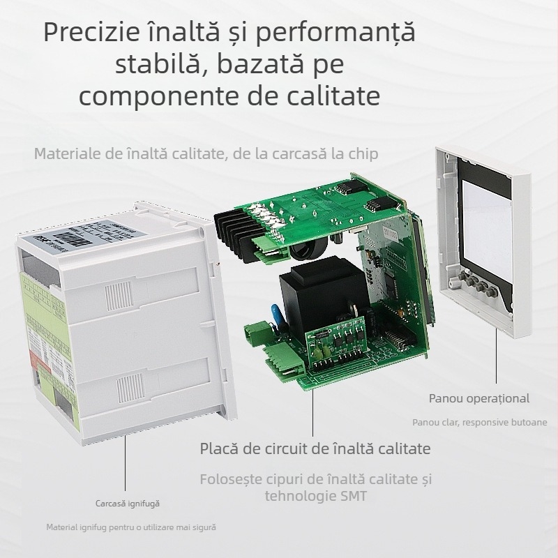 RH-3D3Y măsurător de putere trifazat LCD, multifuncțional, precizie 0,5%, măsurare a puterii totale, design încorporat
