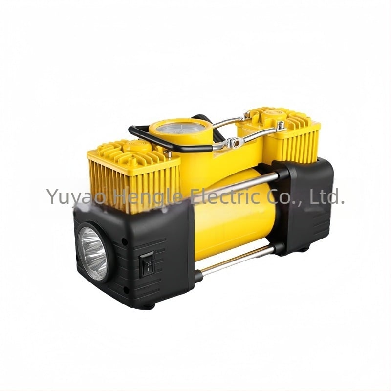 HL-303 Pompa de pneuri pentru autoturism, 180W, electrică, cu cilindri dubli