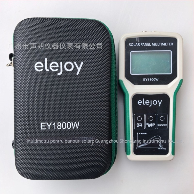 Tester MPPT pentru panouri fotovoltaice ELEJOY EY1800W multimetru