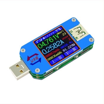Tester USB UM25C – Măsurare tensiune, curent, capacitate și putere, aplicație Bluetooth