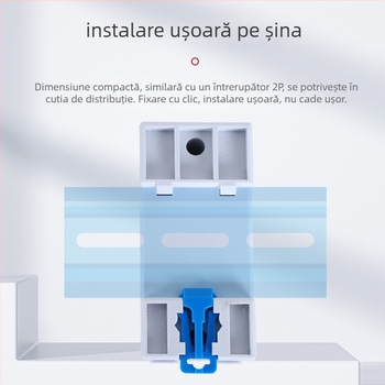 Măsurător inteligent de energie electrică pentru montaj pe șină DIN, monofazat, pentru locuințe închiriate (220V)